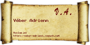 Véber Adrienn névjegykártya