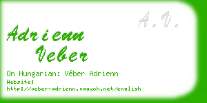 adrienn veber business card